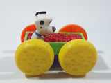 1997 McDonald's Disney 101 Dalmatians #5 Steve The Alligator and Dog in Tomato Bath 3 1/8" Long Toy Flip Car