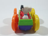 1997 McDonald's Disney 101 Dalmatians #5 Steve The Alligator and Dog in Tomato Bath 3 1/8" Long Toy Flip Car