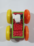1997 McDonald's Disney 101 Dalmatians #5 Steve The Alligator and Dog in Tomato Bath 3 1/8" Long Toy Flip Car