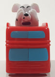 2000 McDonald's Disney 101 Dalmatians #78 Dog on Top of Red Double Decker Bus 4" Long Toy Car