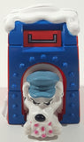2000 McDonald's Disney 102 Dalmatians Mail Dog House Red and Blue 2 5/8" Tall Toy Figure