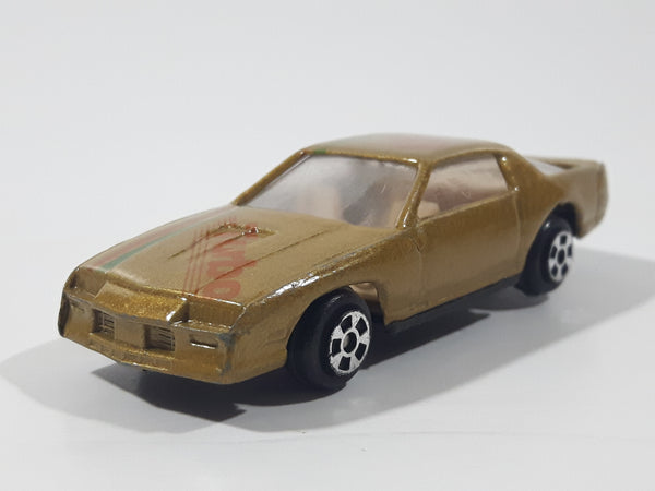 Soma Super Wheels 1982 Camaro Z28 #8 Turbo Gold Die Cast Toy Car Vehicle