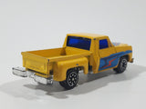 Vintage Soma Super Wheels 1973-80 Chevy Stepside Pickup Truck Yellow Die Cast Toy Car Vehicle