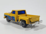Vintage Soma Super Wheels 1973-80 Chevy Stepside Pickup Truck Yellow Die Cast Toy Car Vehicle