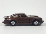 Vintage Soma Porsche 959 Turbo Brown Die Cast Toy Car Vehicle with Opening Doors