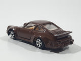 Vintage Soma Porsche 959 Turbo Brown Die Cast Toy Car Vehicle with Opening Doors