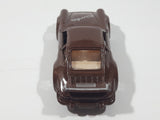Vintage Soma Porsche 959 Turbo Brown Die Cast Toy Car Vehicle with Opening Doors