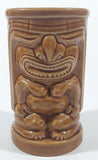 Vintage 1960s Orchids of Hawaii R91 Tiki God 5 1/4" Tall Glazed Ceramic Cup Made in Japan