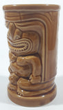 Vintage 1960s Orchids of Hawaii R91 Tiki God 5 1/4" Tall Glazed Ceramic Cup Made in Japan