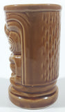Vintage 1960s Orchids of Hawaii R91 Tiki God 5 1/4" Tall Glazed Ceramic Cup Made in Japan