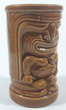 Vintage 1960s Orchids of Hawaii R91 Tiki God 5 1/4" Tall Glazed Ceramic Cup Made in Japan