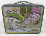 2003 Viacom Nickelodeon The Fairly Odd Parents Poof! Embossed Tin Metal Lunch Box