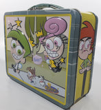 2003 Viacom Nickelodeon The Fairly Odd Parents Poof! Embossed Tin Metal Lunch Box