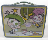 2003 Viacom Nickelodeon The Fairly Odd Parents Poof! Embossed Tin Metal Lunch Box