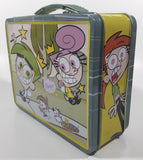 2003 Viacom Nickelodeon The Fairly Odd Parents Poof! Embossed Tin Metal Lunch Box
