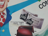 Very Rare Vintage Pepsi-Cola's Price It Right Contest 14" x 21 3/4" Cardboard Store Advertisement Sign
