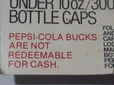 Very Rare Vintage Pepsi-Cola's Price It Right Contest 14" x 21 3/4" Cardboard Store Advertisement Sign