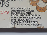 Very Rare Vintage Pepsi-Cola's Price It Right Contest 14" x 21 3/4" Cardboard Store Advertisement Sign
