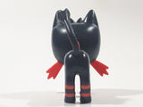 2017 McDonald's Pokemon Sun and Moon Litten Black Cat 3 1/4" Long Plastic Toy Figure