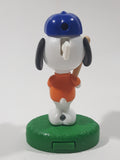 2018 McDonald's Peanuts #4 Baseball Player Snoopy 4 1/4" Tall Toy Figure