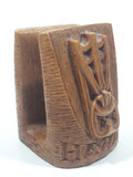 Vintage Coco Joe's Hawaii Tiki God 4" Tall Hapa Wood Napkin Holder