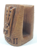 Vintage Coco Joe's Hawaii Tiki God 4" Tall Hapa Wood Napkin Holder
