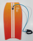 Battat Our Generation Gabe Surf Board Skimboard Orange with White Stripes Miniature 4 3/4" x 9 3/4" Toy For 18" Doll