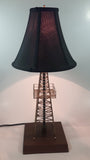 Oil Derrick Drilling Rig Tower 21 1/2" Tall Table Lamp