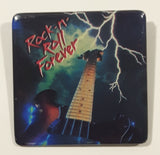 1985 Carlton American Greetings Rock 'n' Roll Forever 1 3/4" x 1 3/4" Pin