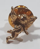 Angel Themed 1/2" x 5/8" Gold Tone Metal Pin