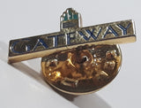 Gateway 3/8" x 3/4" Enamel Metal Lapel Pin
