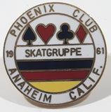 1961 Skatgruppe Phoenix Club Anaheim California 1" Enamel Metal Lapel Pin