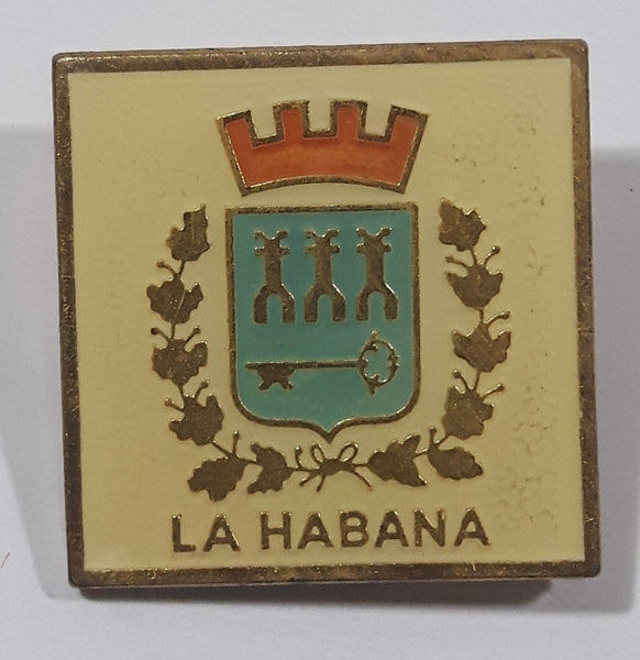 La Habana Cuba 3/4" x 3/4" Enamel Metal Lapel Pin