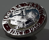 Niagara Transit Since 1960 3/4" Enamel Metal Lapel Pin