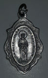 Vintage St. Jude Or Pro Nobis Sancte Juda Thaddei O.P.N. Metal Pendant