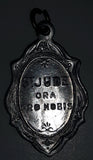 Vintage St. Jude Or Pro Nobis Sancte Juda Thaddei O.P.N. Metal Pendant