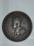 1916 Commonwealth of Australia King George VI One Penny Copper Metal Coin