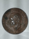1942 Australia King George VI Penny Copper Metal Coin