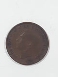 1943 Australia King George VI Half Penny Copper Metal Coin