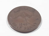 1943 Australia King George VI Half Penny Copper Metal Coin
