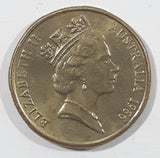 1986 Australia Queen Elizabeth II International Year Of Peace One Dollar Metal Coin