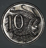 1981 Australia Queen Elizabeth II 10 Cents Metal Coin