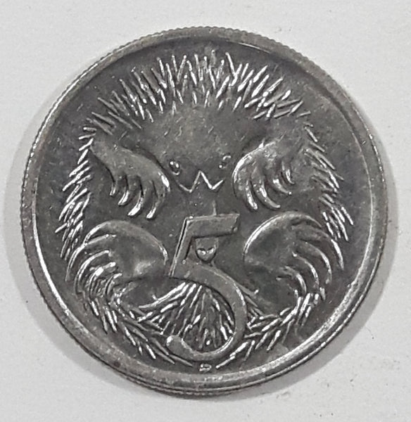 1988 Australia Queen Elizabeth II 5 Cents Metal Coin