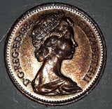 1984 Great Britain Queen Elizabeth II One Penny Copper Metal Coin