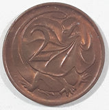 1983 Australia Queen Elizabeth II 2 Cents Copper Metal Coin