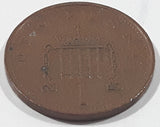 1971 United Kingdom Great Britain One Penny 1 Cent Queen Elizabeth II Copper Metal Coin