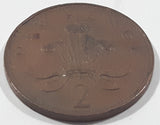 1971 UK Great Britain Elizabeth II New Pence 2 Bronze Metal Coin