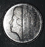 1983 Netherlands Beatrix Koninginder Nederlanden 10 Cents Metal Coin