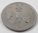 1968 Great Britain UK Queen Elizabeth II 5 New Pence Metal Coin