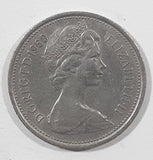 1968 Great Britain UK Queen Elizabeth II 5 New Pence Metal Coin